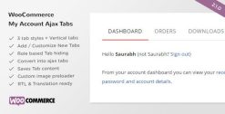 SS WooCommerce Myaccount Ajax Tabs 2.8.0
