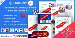 StartNext Elementor IT and Business Theme 5.3