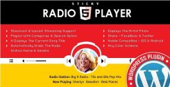 Sticky Radio Player WordPress Plugin 3.3.2