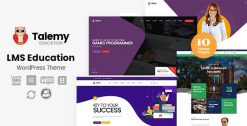 Talemy LMS Education WordPress Theme 1.2.4