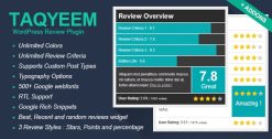 Taqyeem WordPress Reviews Plugin 2.7.0