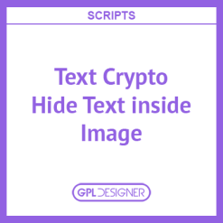 Text Crypto 1.0 – Hide Text inside Image