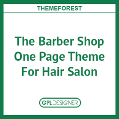 The Barber Shop 1.8.2 – One Page Theme