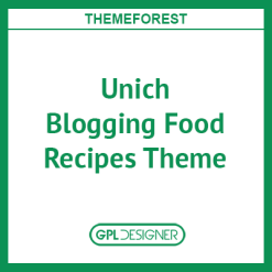 Unich 1.4 – Infinite Scroll Blogging Food Recipes