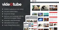 VideoTube 3.4.3.4 – A Responsive Video Theme