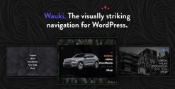 Wauki 1.0 – Fullscreen WordPress Menu