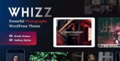 WHIZZ Photography WordPress Theme 2.4.2