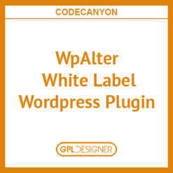 WpAlter 2.4.0 – White Label WordPress Plugin