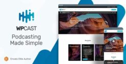 Wpcast 1.3.4 – Audio Podcast WordPress Theme