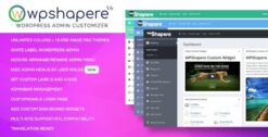 WPShapere Admin Theme 7.0.8