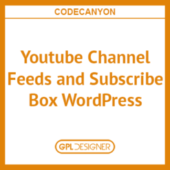 Youtube Channel Feeds and Subscribe Box 1.0