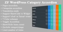 ZF WordPress Category Accordion 2.5.4