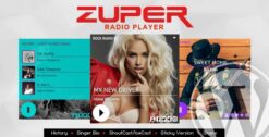 Zuper 2.2 – Shoutcast and Icecast Radio Player
